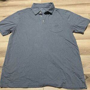 Free Fly Polo Shirt Mens Large‎ Gray Bamboo Performance Comfort Golf